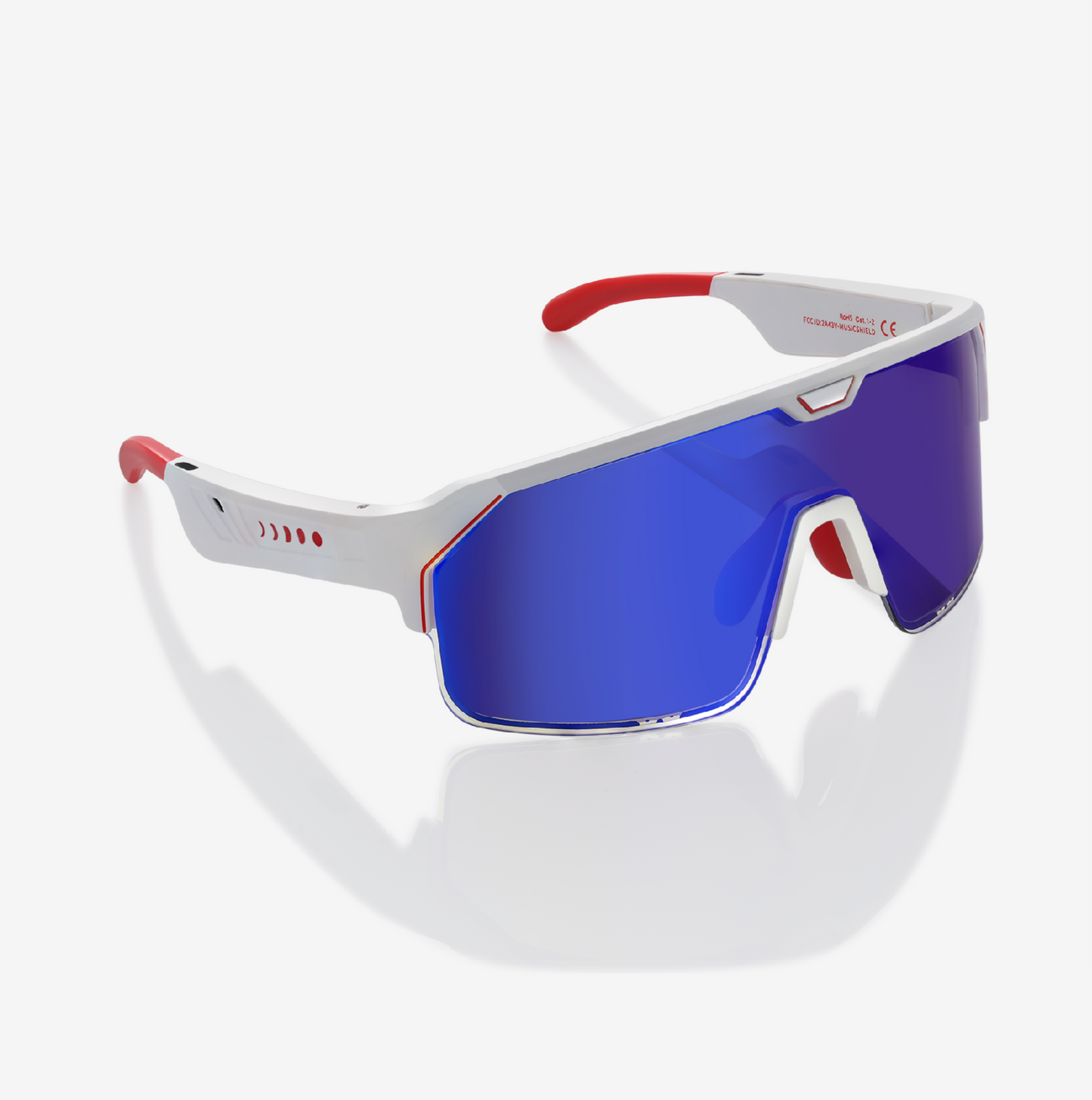 GAFAS SHIELD - Azul - Ajuste de intensidad y música