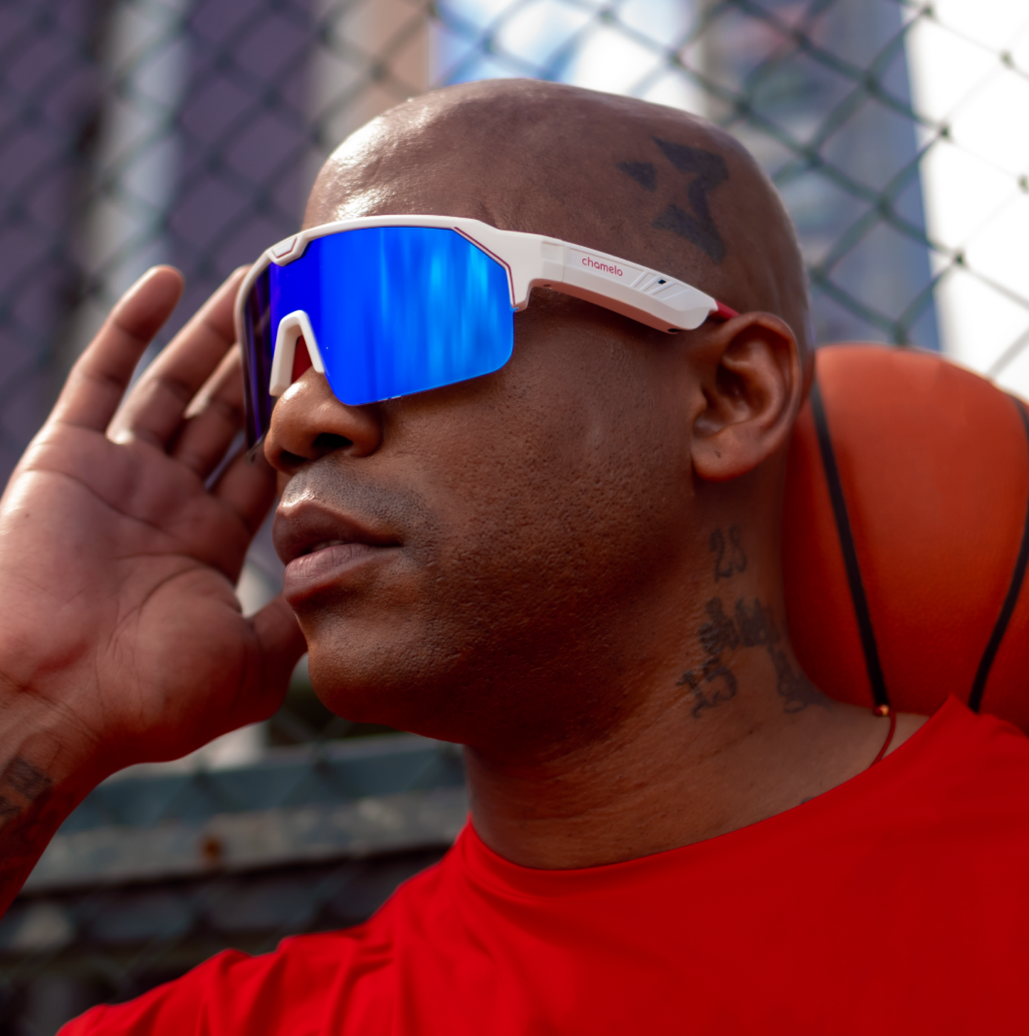 GAFAS SHIELD - Azul - Ajuste de intensidad y música