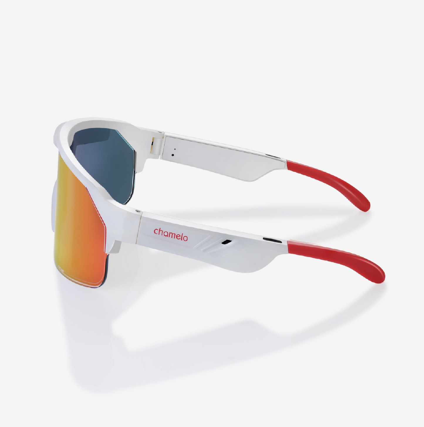 GAFAS SHIELD - Rojo - Ajuste de intensidad y música
