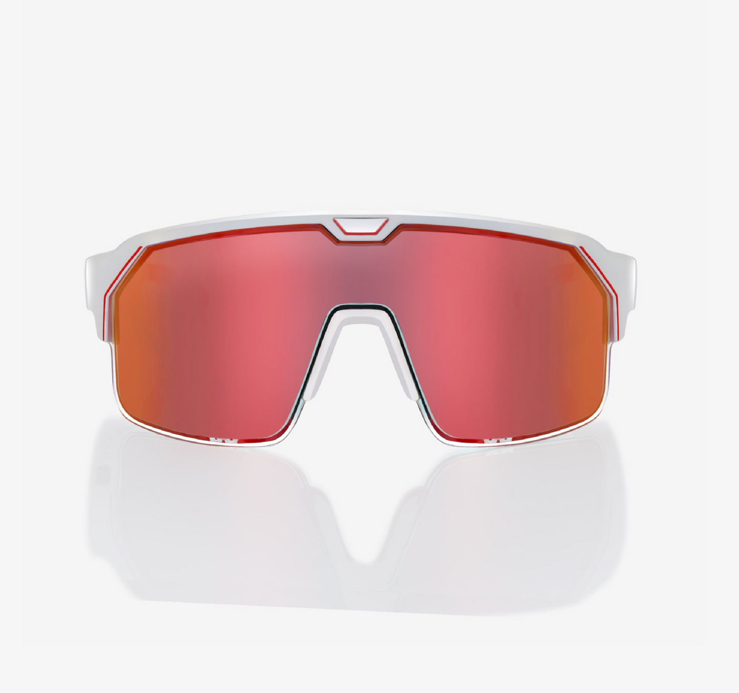 GAFAS SHIELD - Rojo - Ajuste de intensidad y música
