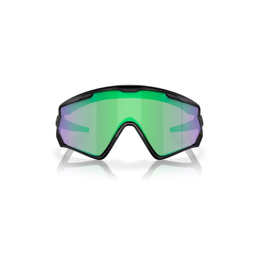 GAFAS OAKLEY WIND JACKET 2.0 NEGRO MATE LENTE PRIZM ROAD JADE EDITED